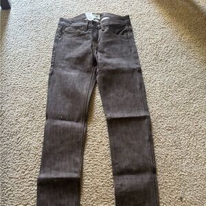 Railcar Fine Goods Women's Viper Skinny Jeans Size 25 Brown